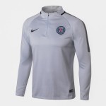 Paris Saint Germain Sweat de Treino Conjunto 2017-18 Cinza